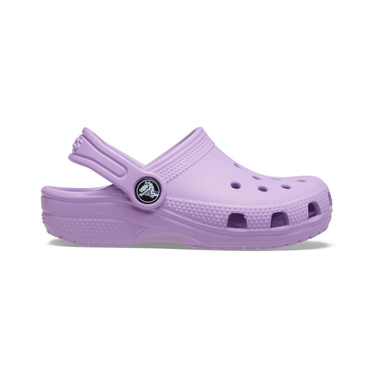 Zueco Crocs Classic Niña Orchid-1