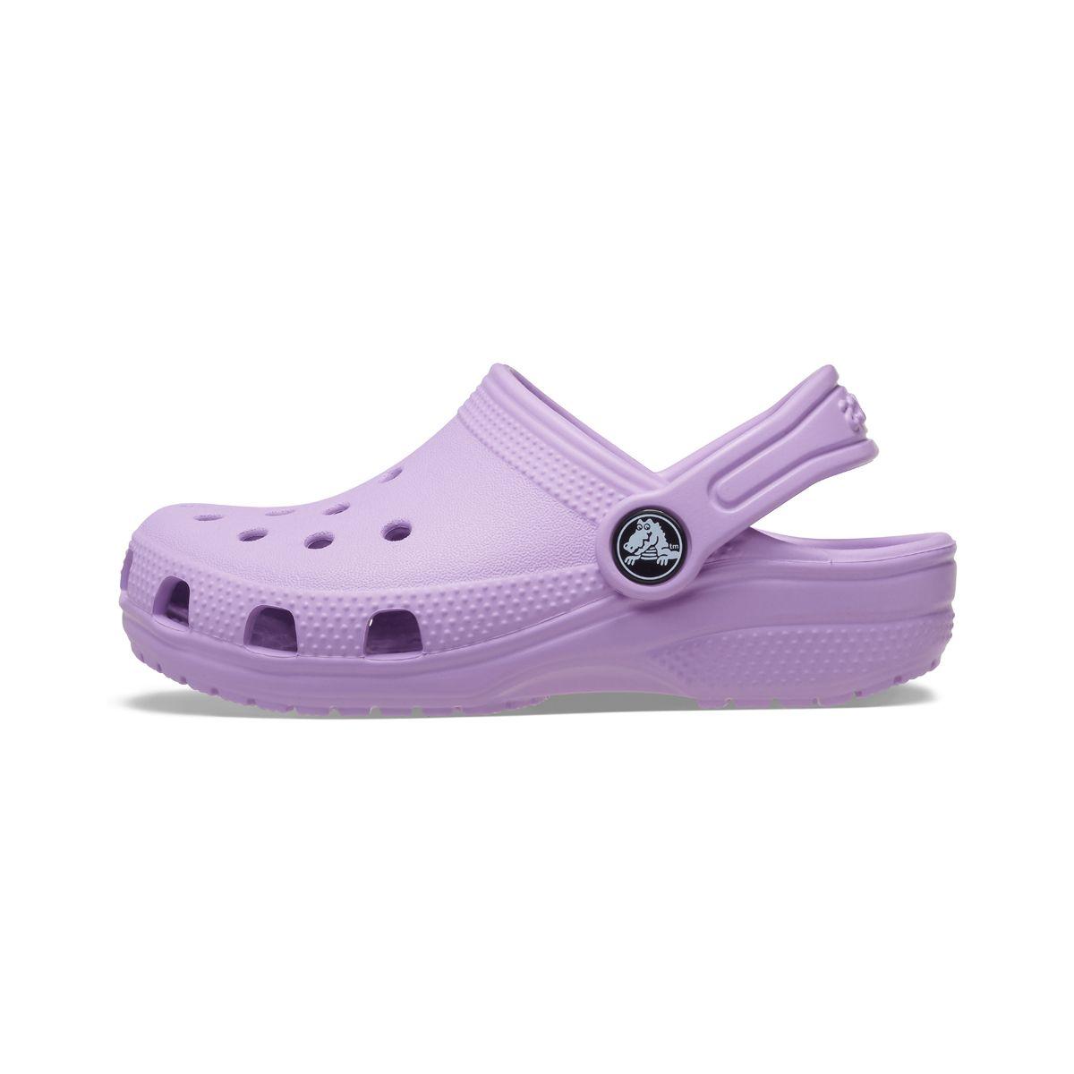Zueco Crocs Classic Niña Orchid-2