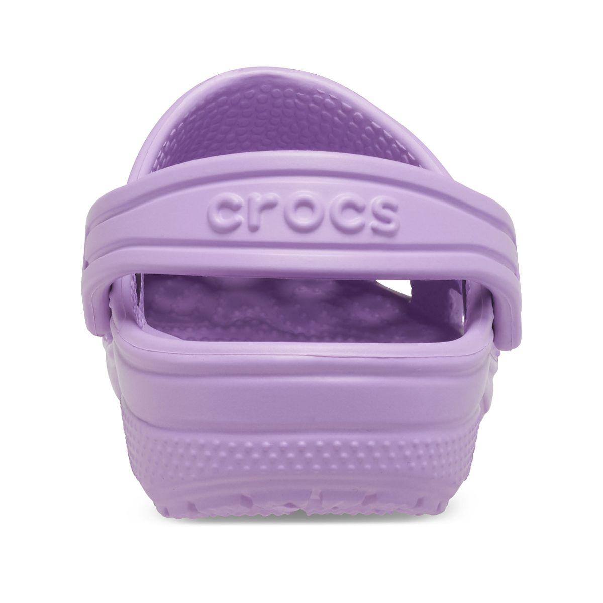 Zueco Crocs Classic Niña Orchid-4