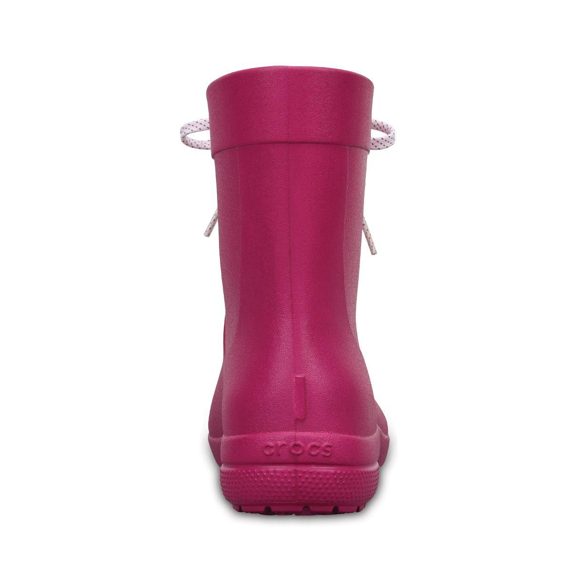 Bota Crocs Free Sail Shorty Mujer Berry-4
