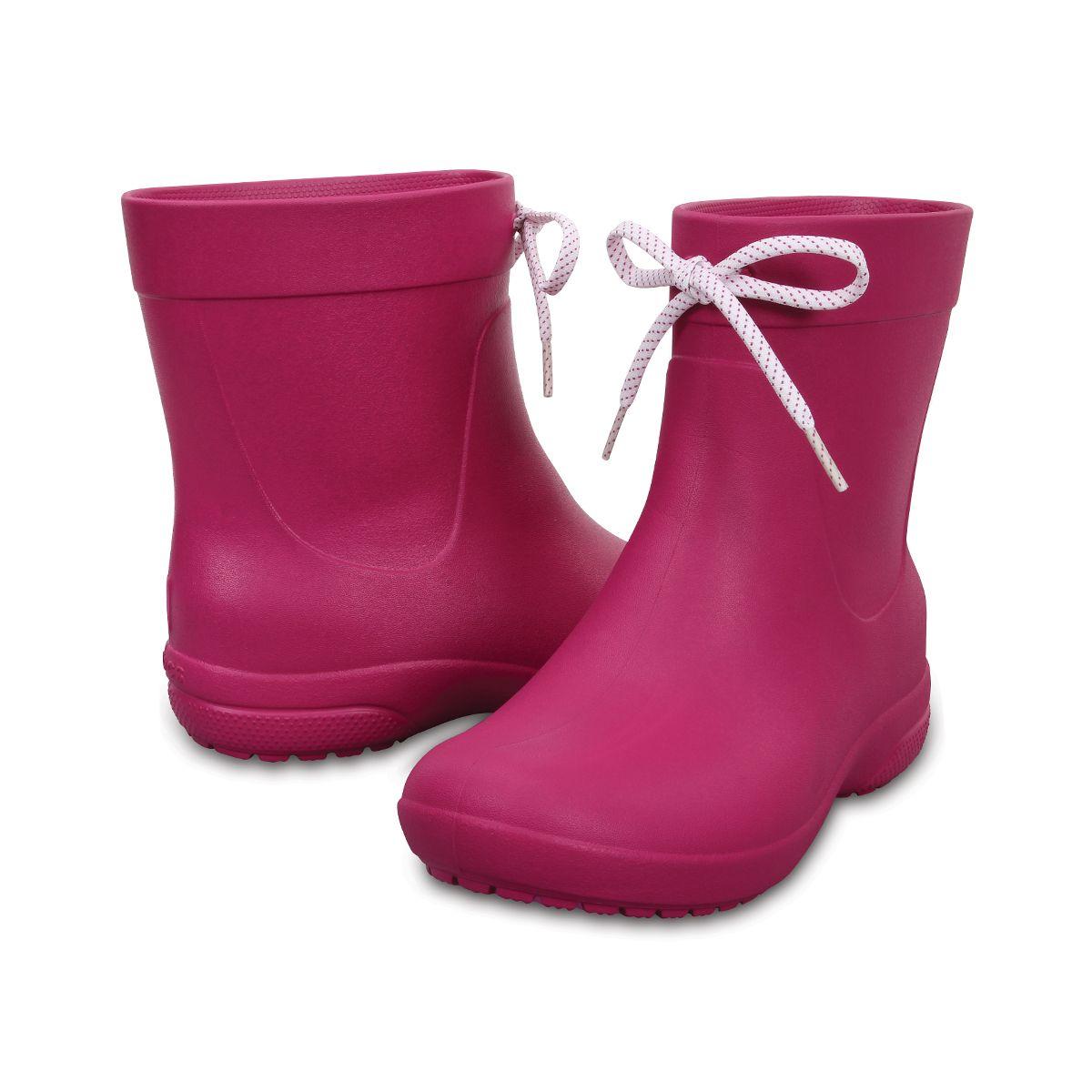 Bota Crocs Free Sail Shorty Mujer Berry-5