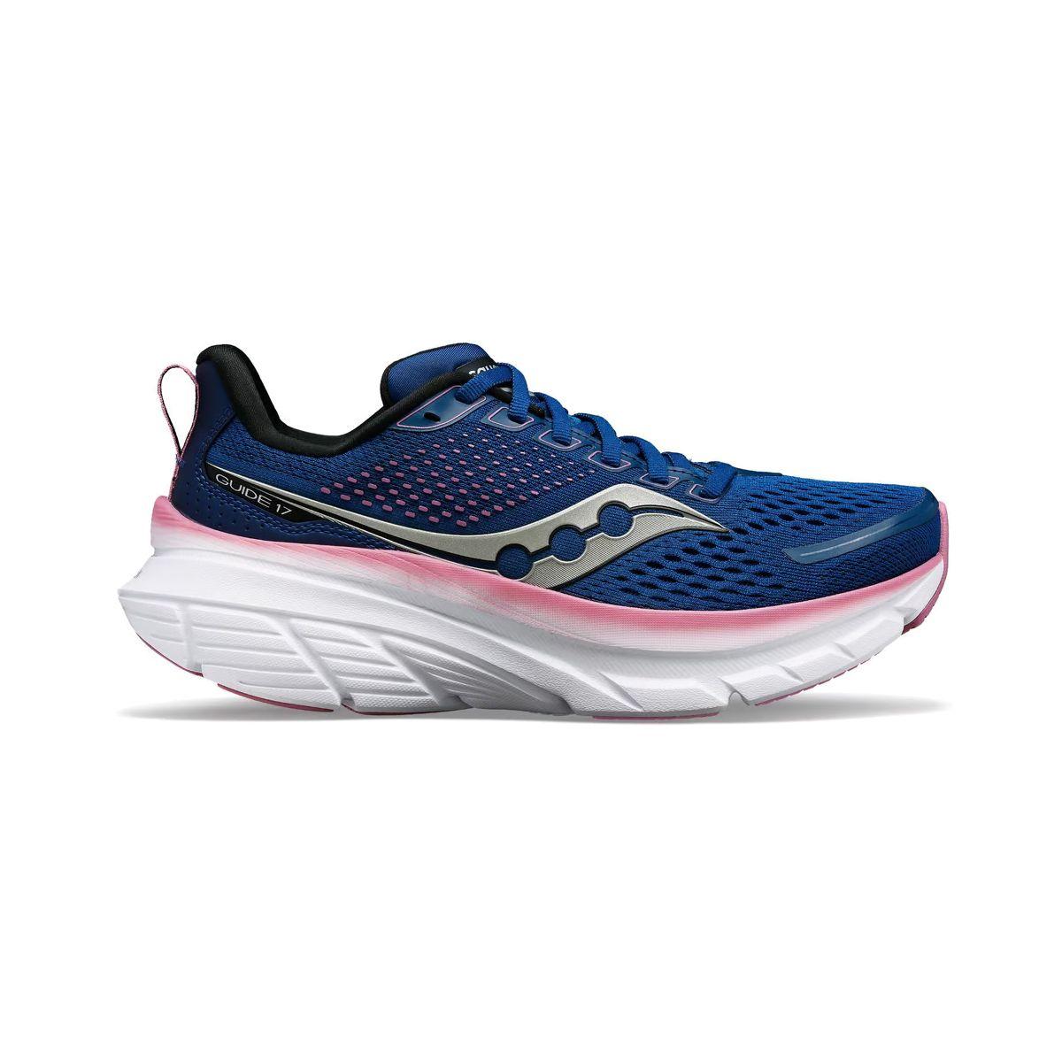 Zapatilla Saucony Guide 17 Mujer Navy/Orchid-1