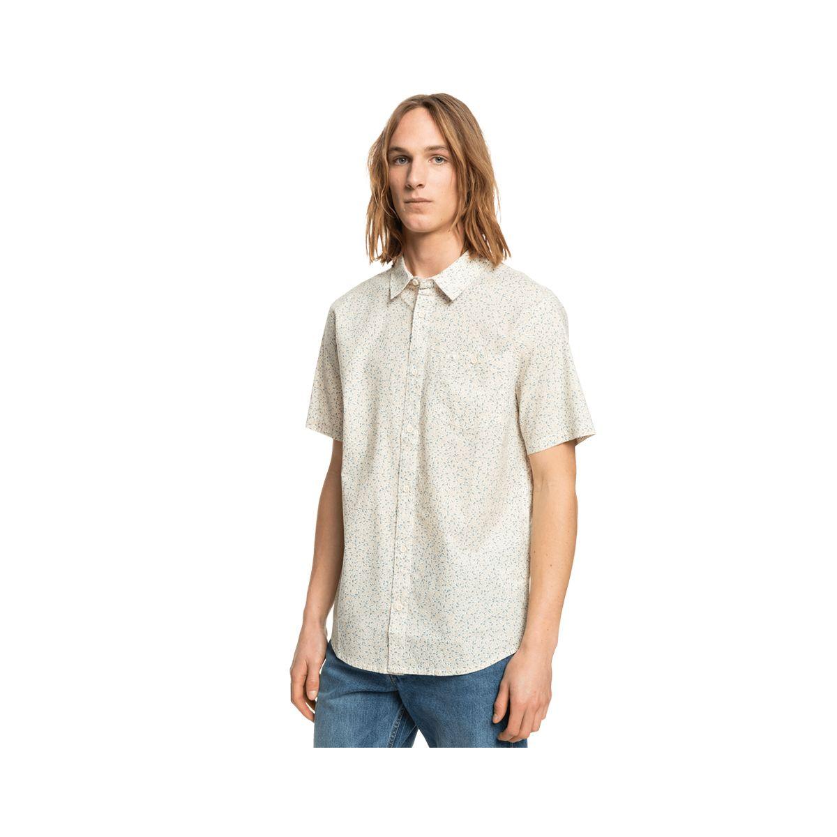 Camisa Quiksilver Mini Trip Hombre Antique White-0
