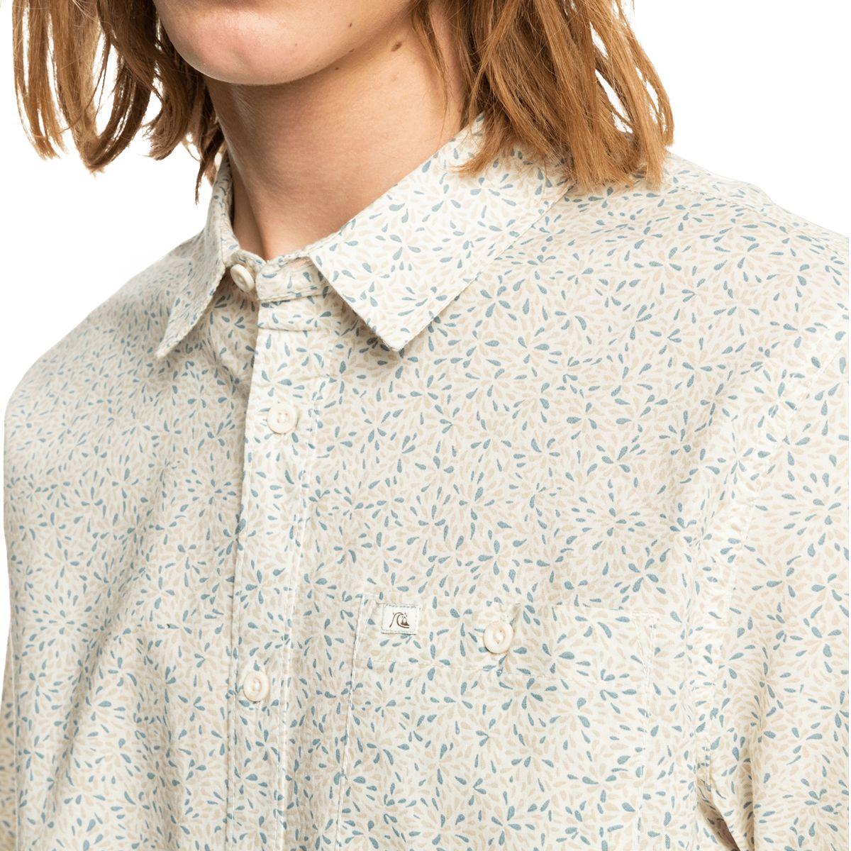 Camisa Quiksilver Mini Trip Hombre Antique White-4
