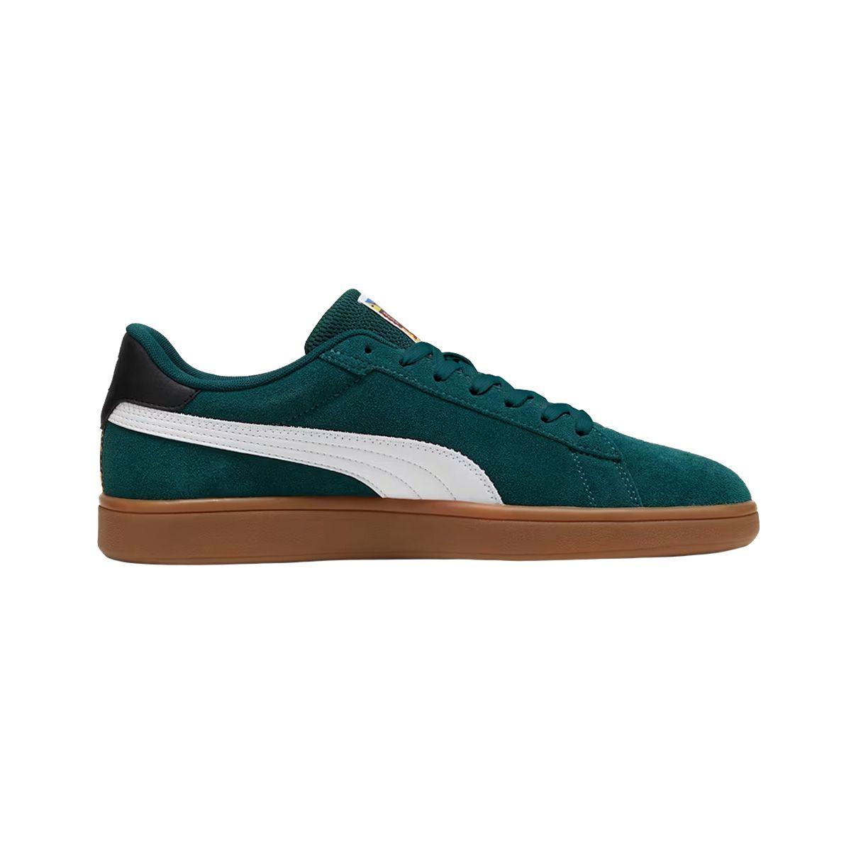 Zapatillas Urbanas Puma Smash 3.0 Hombre Verdes/Café-1