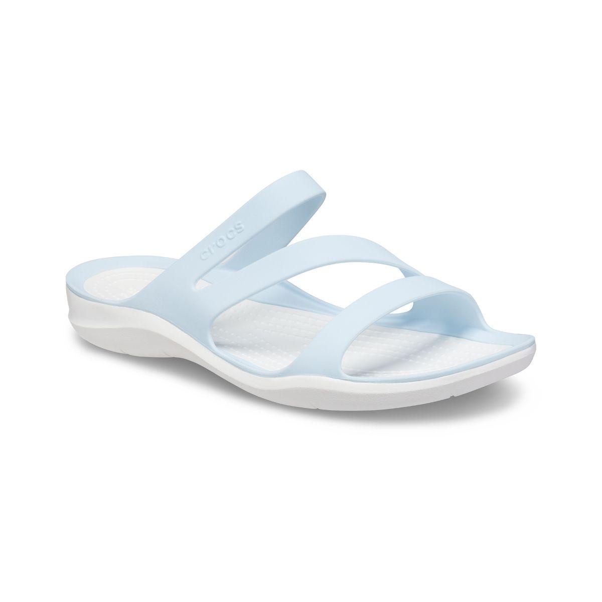 Sandalia Crocs Swiftwater Mujer Mineral Blue-0