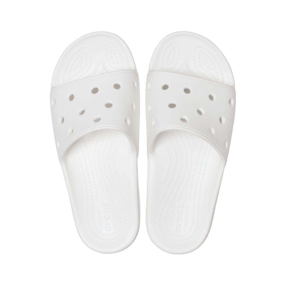 Sandalia Crocs Classic Slide Unisex White-5