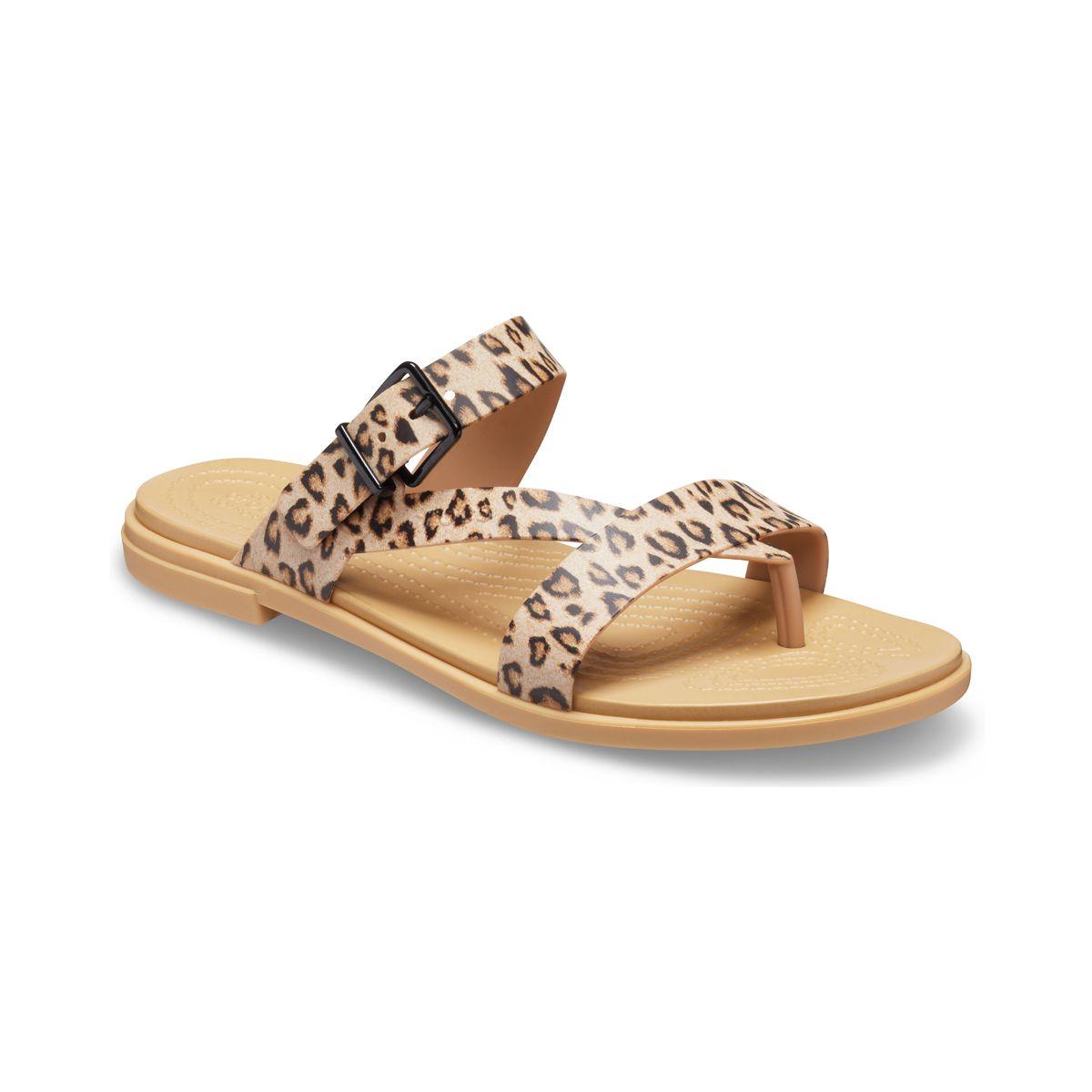 Sandalia Crocs Tulum Toe Post Mujer Lpd/Tan-0