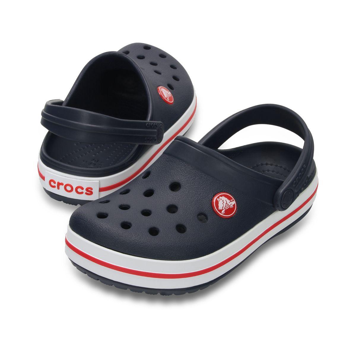 Zueco Crocs Crocband Bebé Navy/Red-6