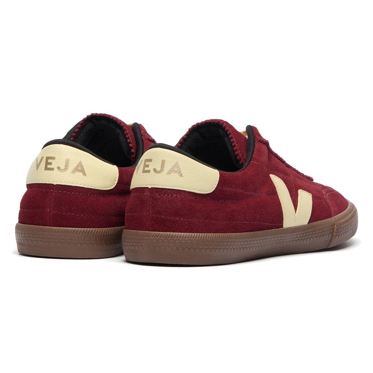 Zapatillas Mujer Veja Panenka Suede Burdeo/Beige-3