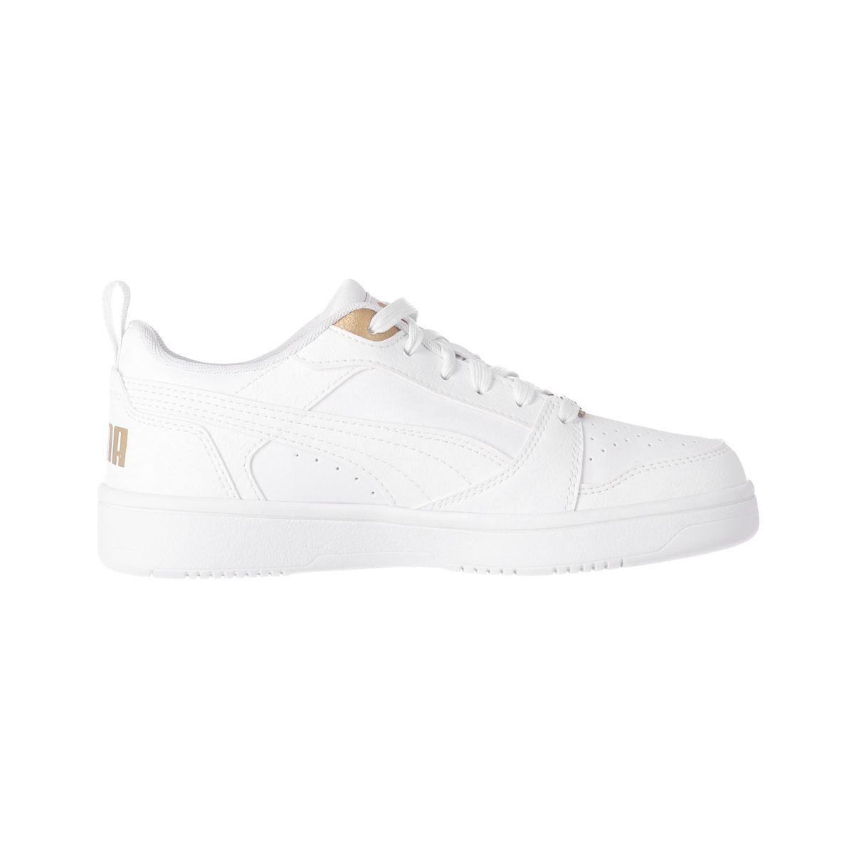 Zapatilla Puma Rebound V6 Low Bling Mujer Blancas-1