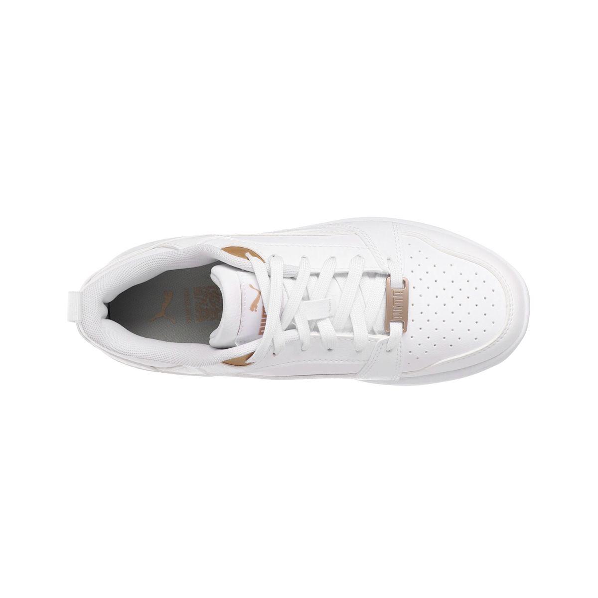 Zapatilla Puma Rebound V6 Low Bling Mujer Blancas-4