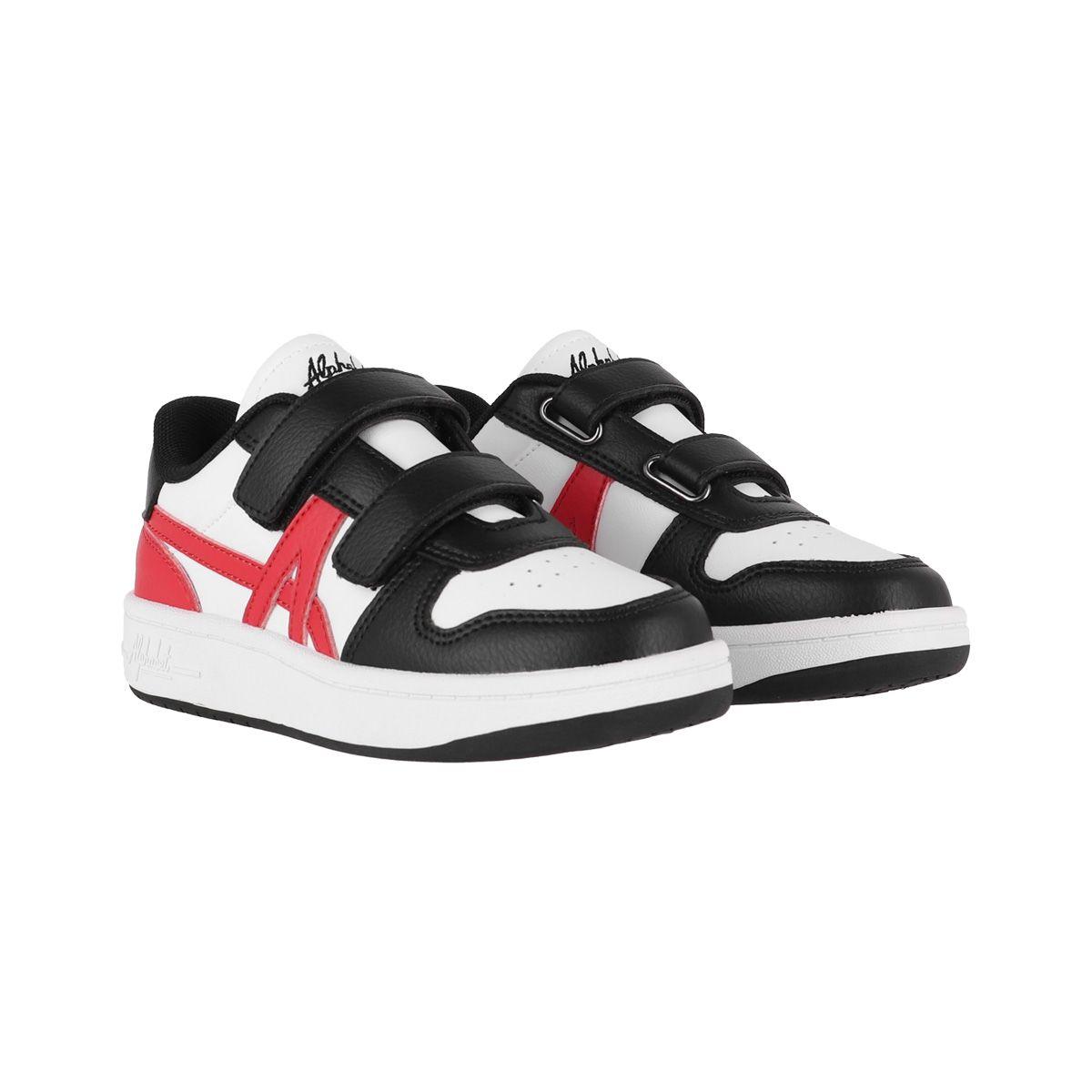 Zapatillas Niños Lockwood Alphabet Blancas/Negras/Rojas-2