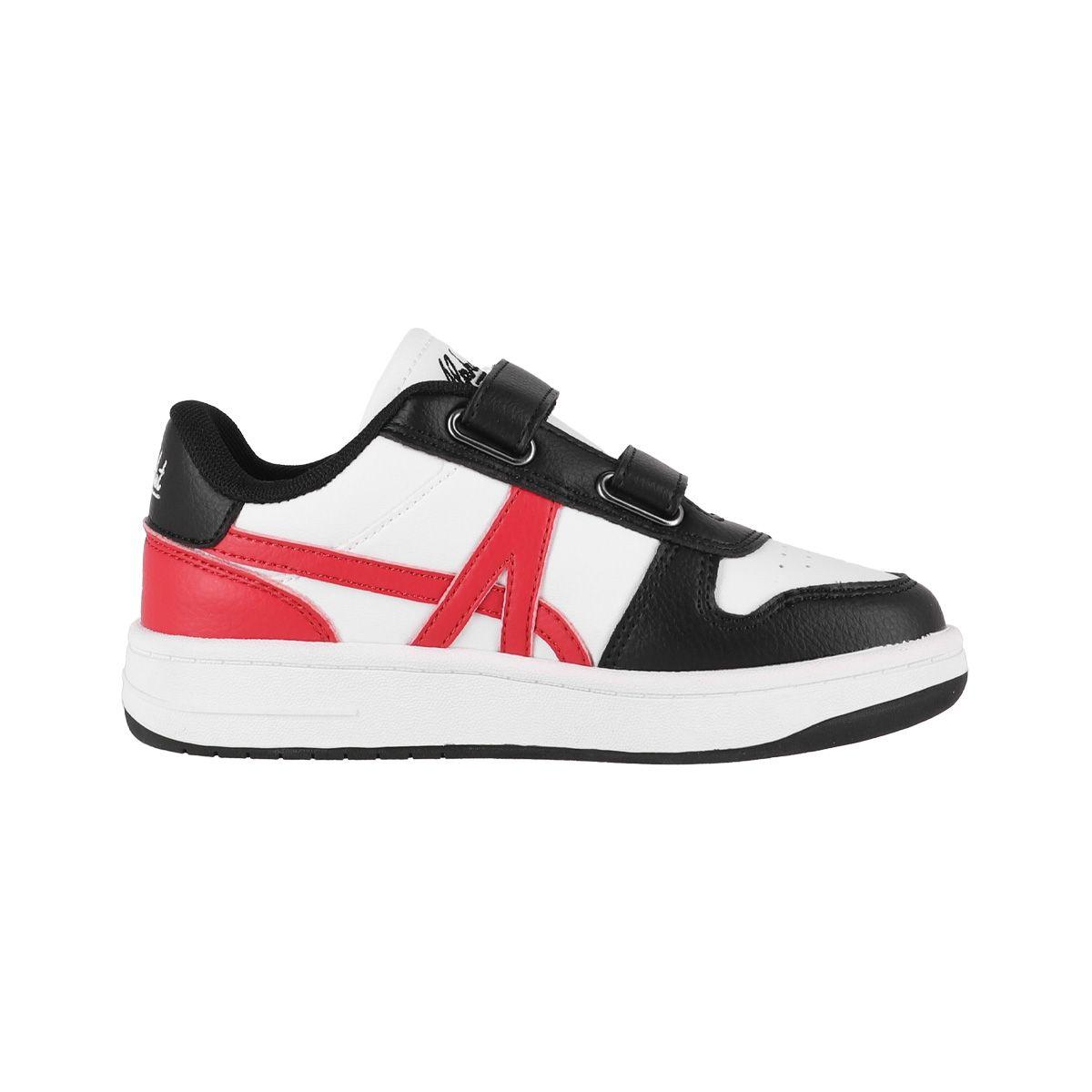 Zapatillas Niños Lockwood Alphabet Blancas/Negras/Rojas-0