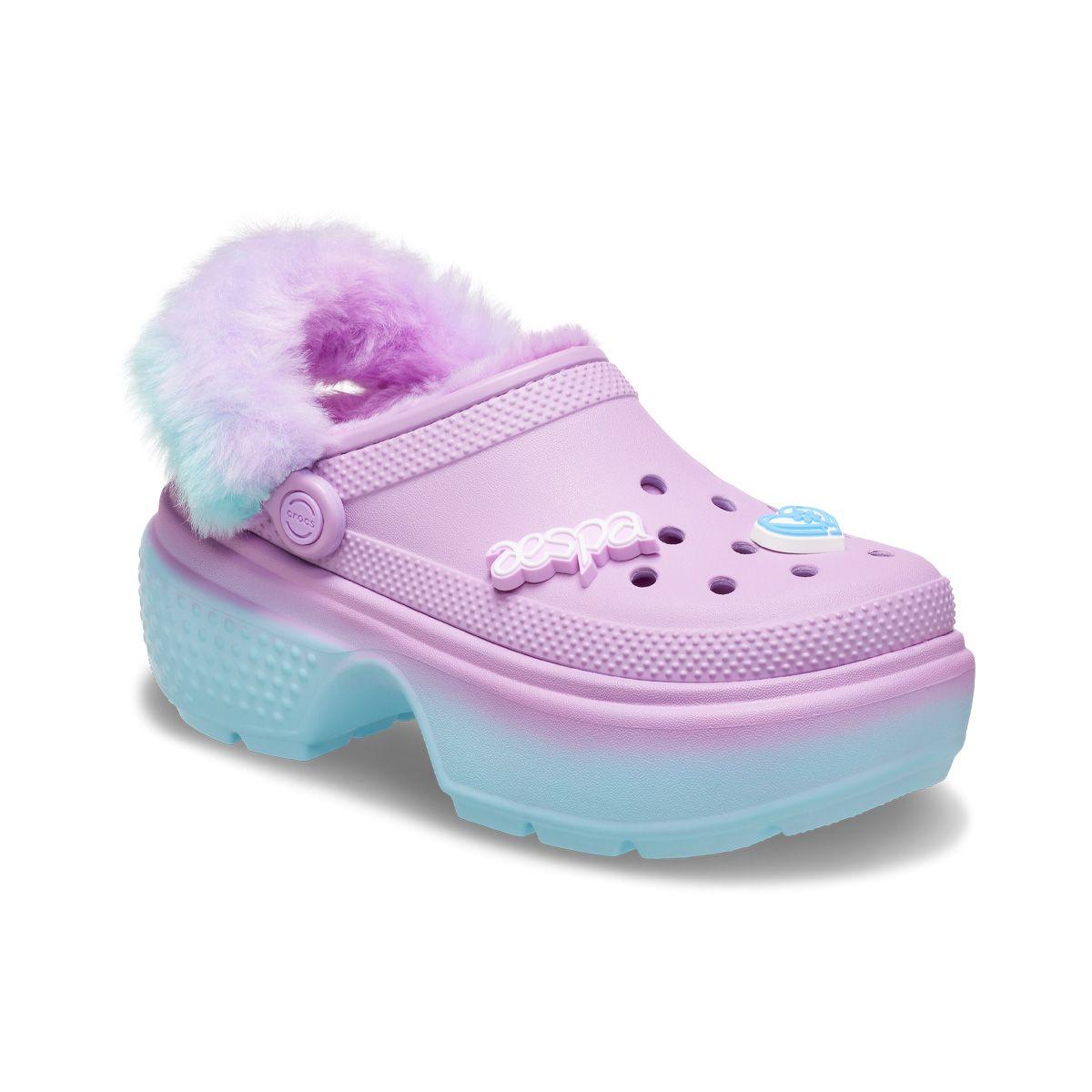 Zueco Crocs x Aespa Mujer Purple/Blue-0