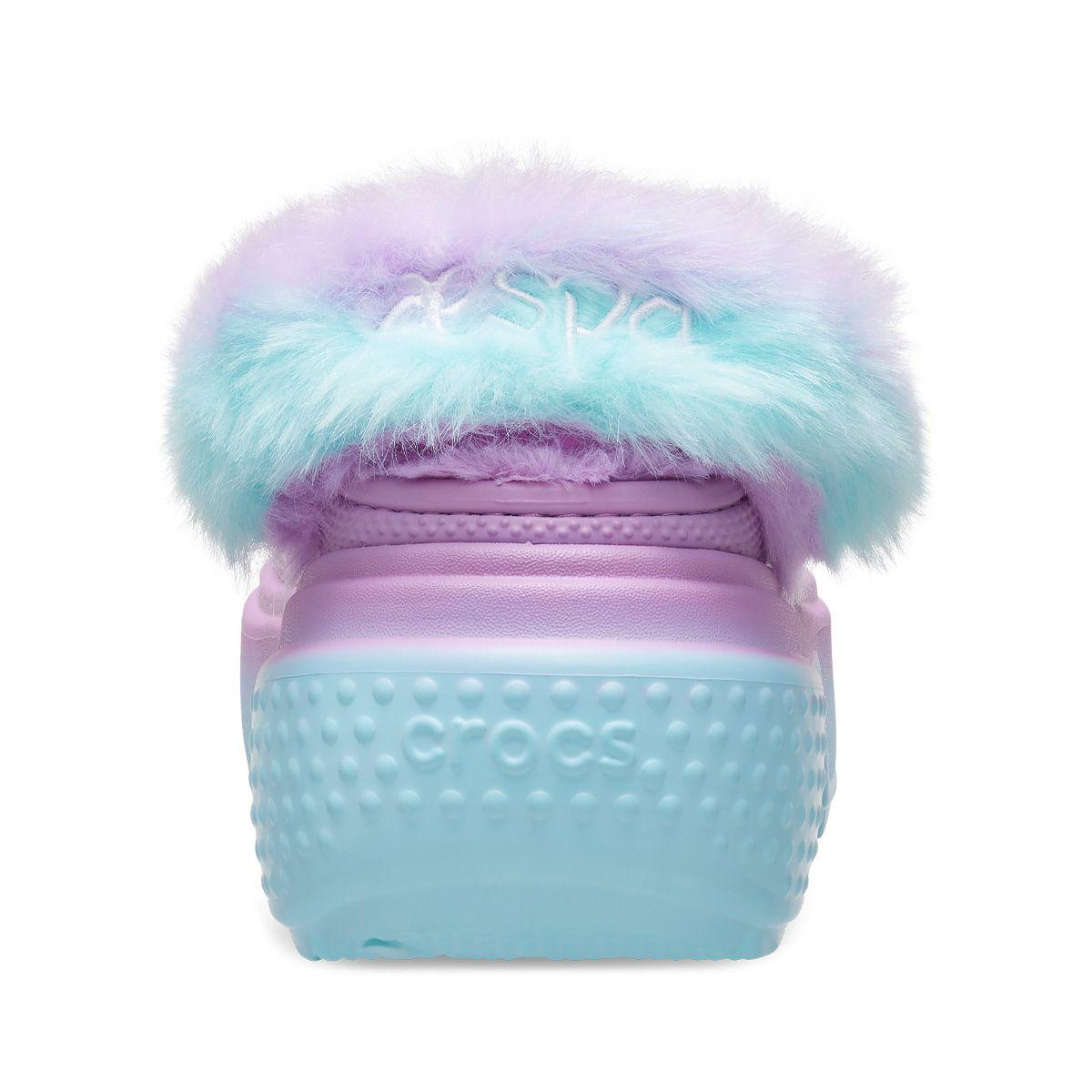Zueco Crocs x Aespa Mujer Purple/Blue-3