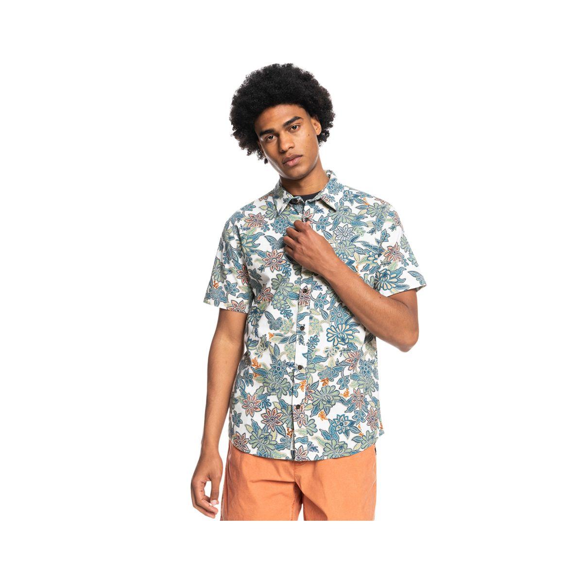 Camisa Quiksilver Solid Streak Hombre Antique White-0