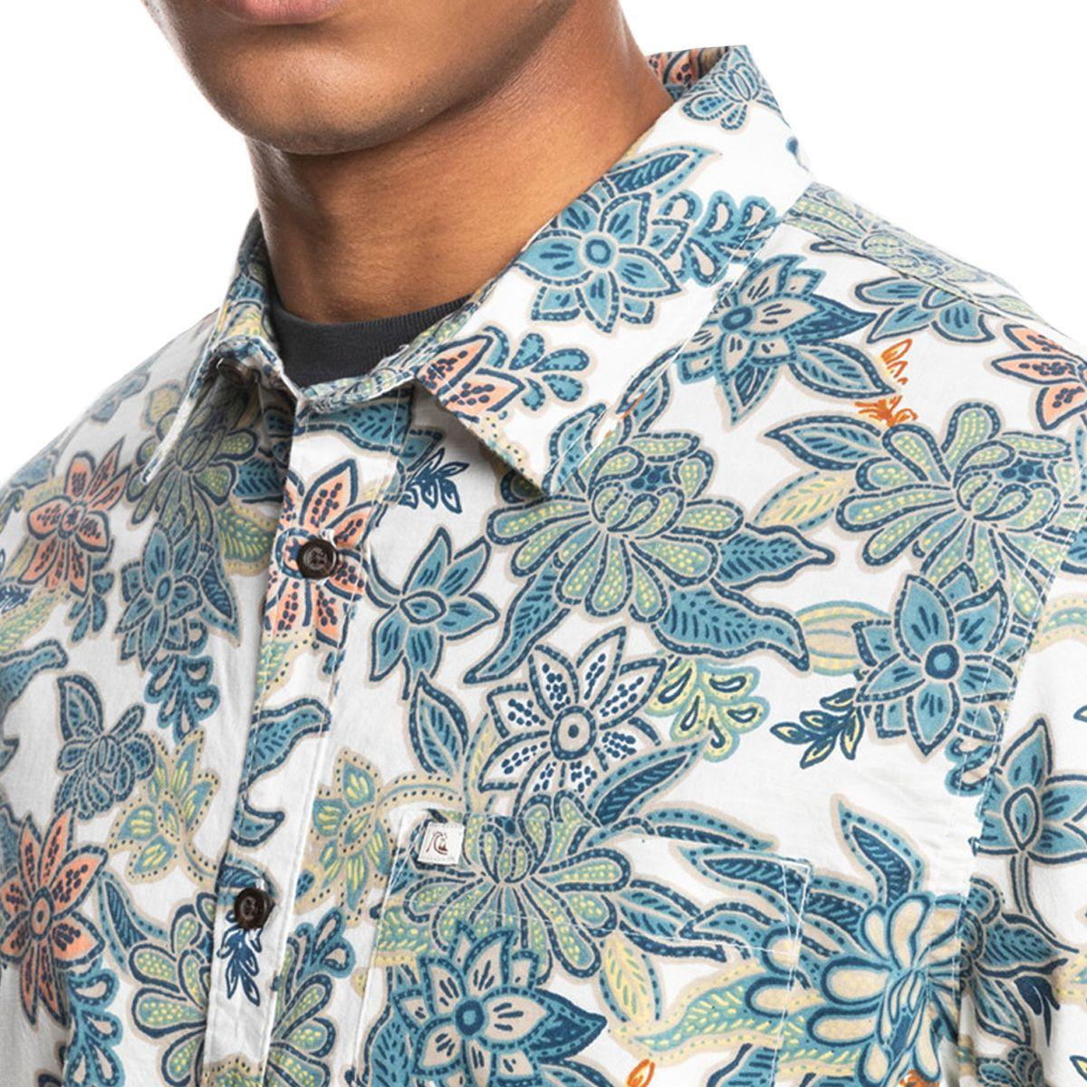 Camisa Quiksilver Solid Streak Hombre Antique White-3