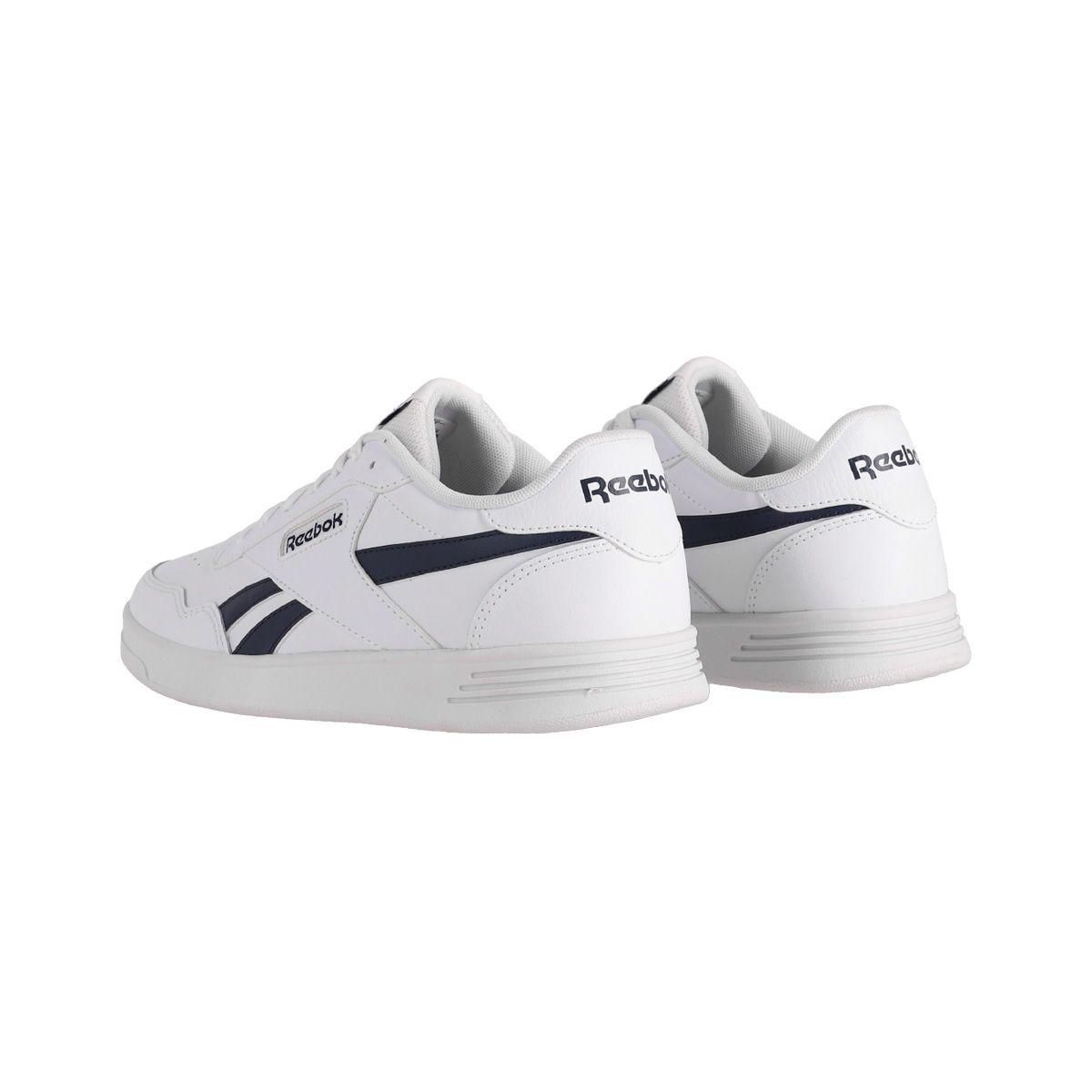 Zapatilla Reebok Court Advance Unisex Blancas/Azules-3