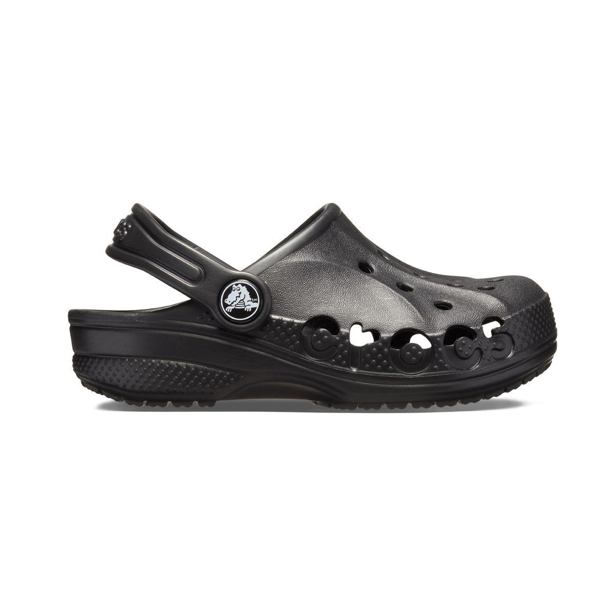 Zueco Crocs Baya Niños TD Black-1