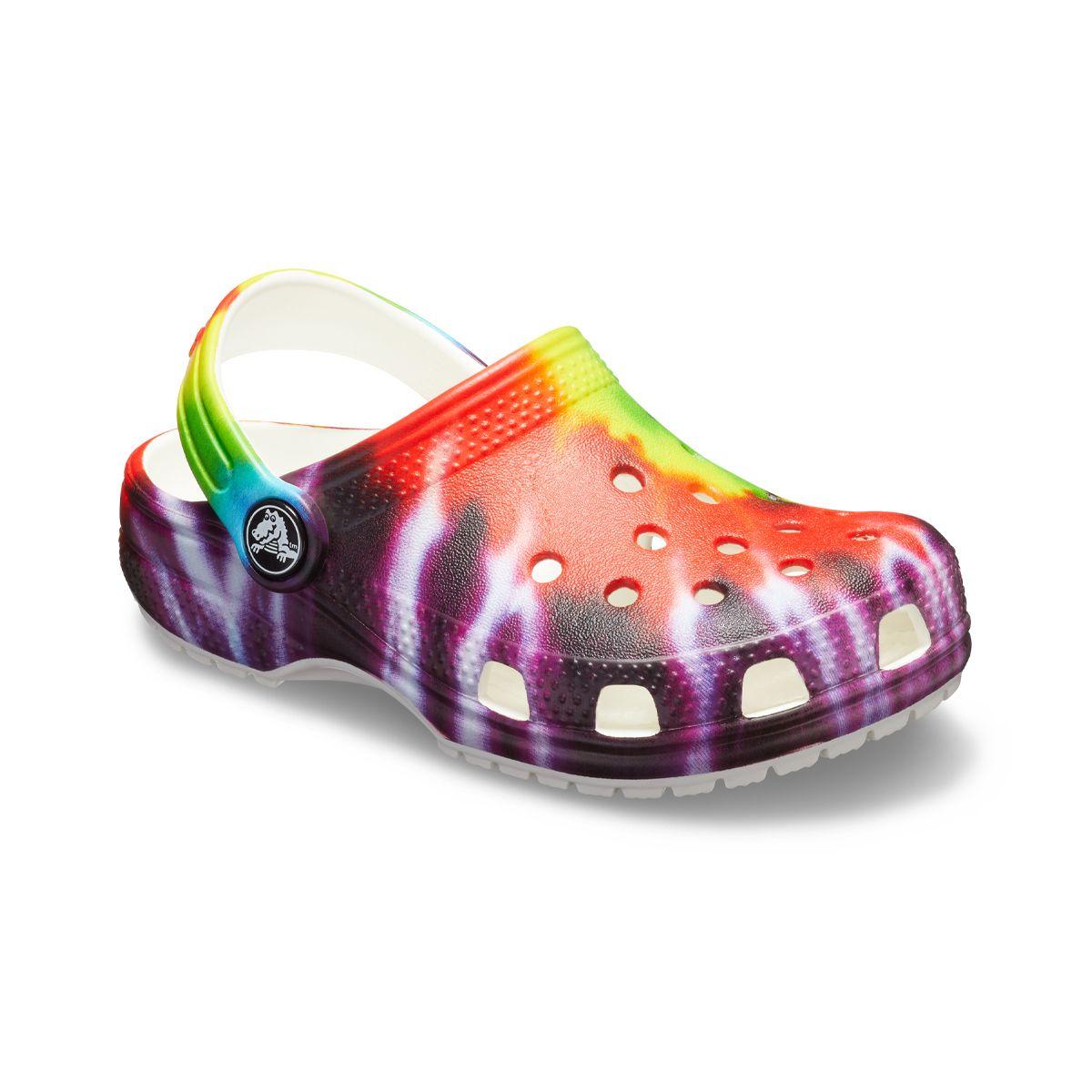 Zueco Crocs Classic Tie Dye Graphic Niño Multi-0