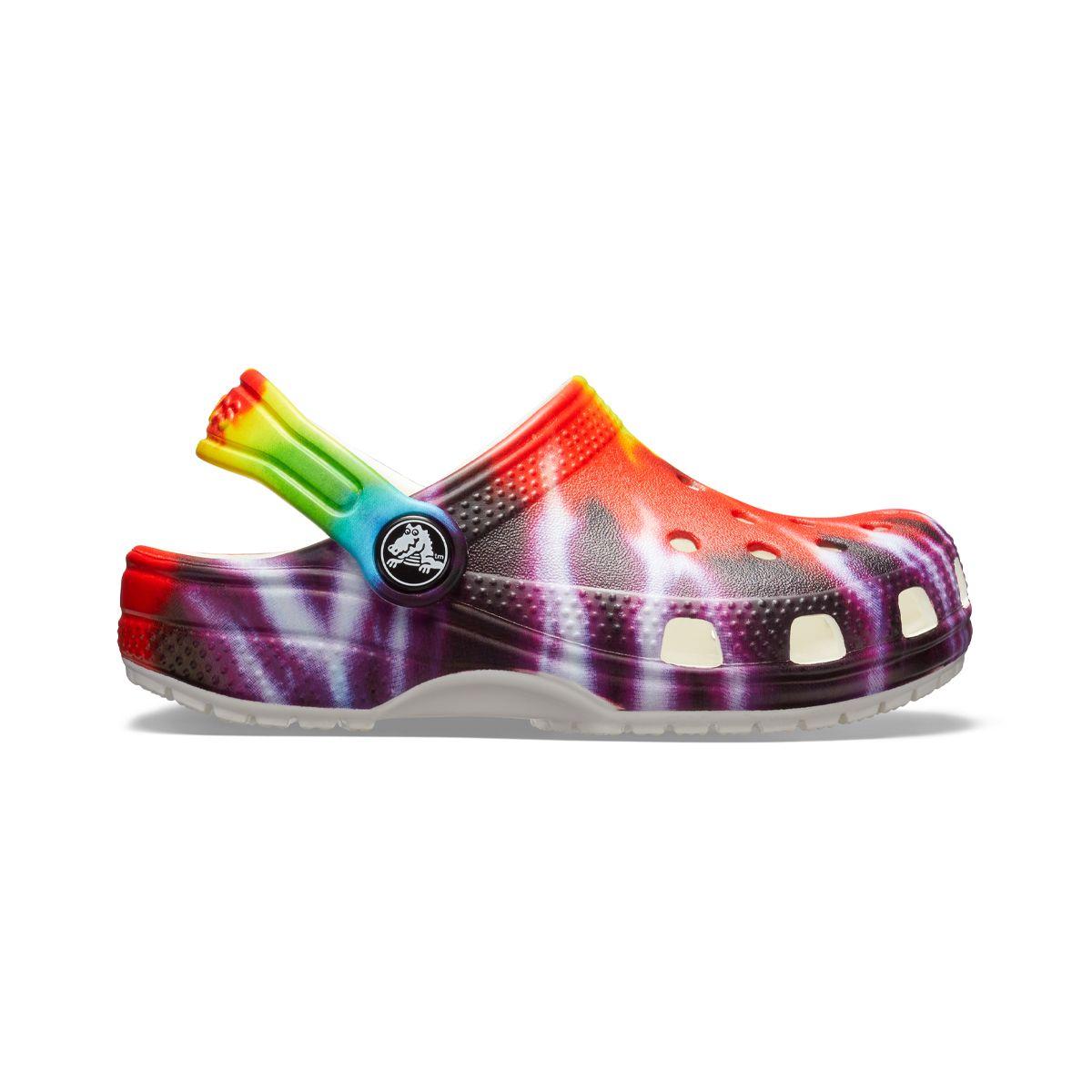 Zueco Crocs Classic Tie Dye Graphic Niño Multi-1