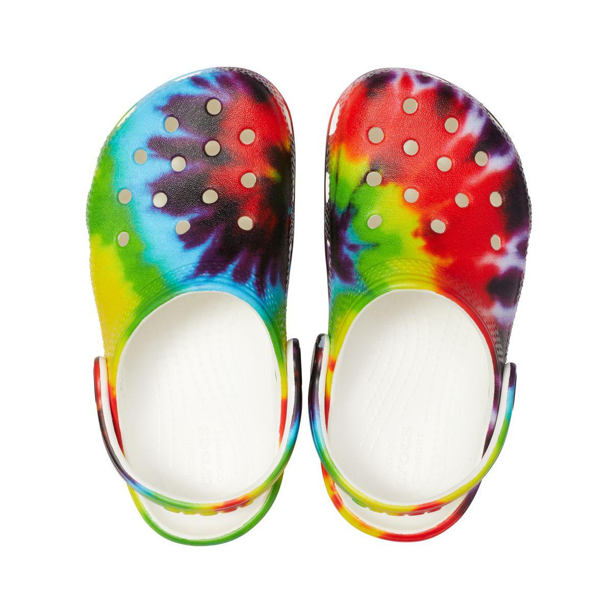 Zueco Crocs Classic Tie Dye Graphic Niño Multi-4