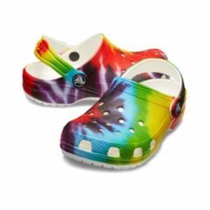 Zueco Crocs Classic Tie Dye Graphic Niño Multi-5