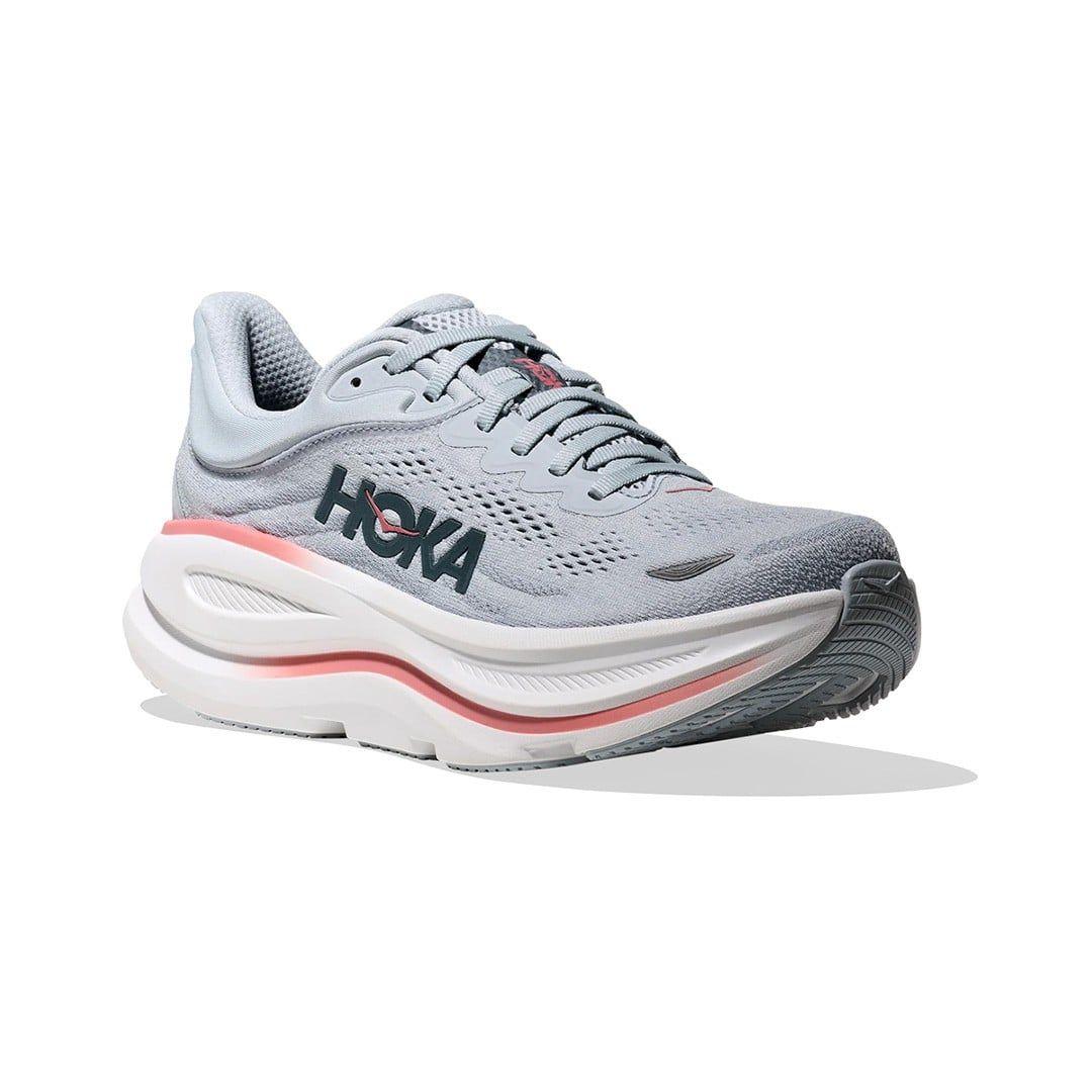 Zapatilla Hoka Bondi 9 Mujer Mineral Blue / Washed Blue-5