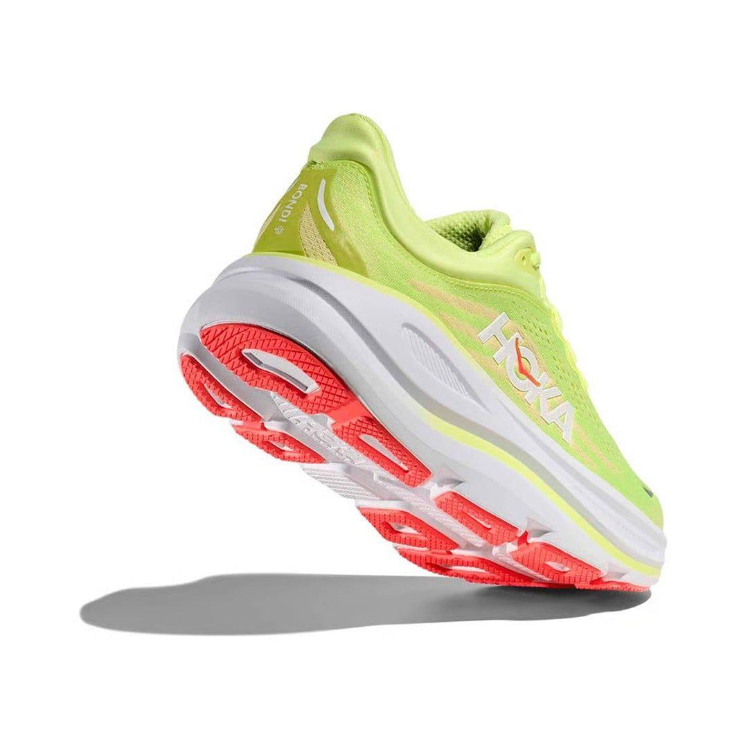 Zapatilla Hoka Bondi 9 Mujer Neon Yuzu / Sunlight-3