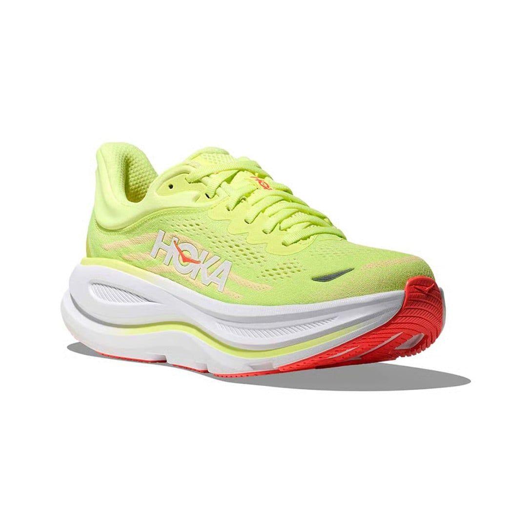 Zapatilla Hoka Bondi 9 Mujer Neon Yuzu / Sunlight-5