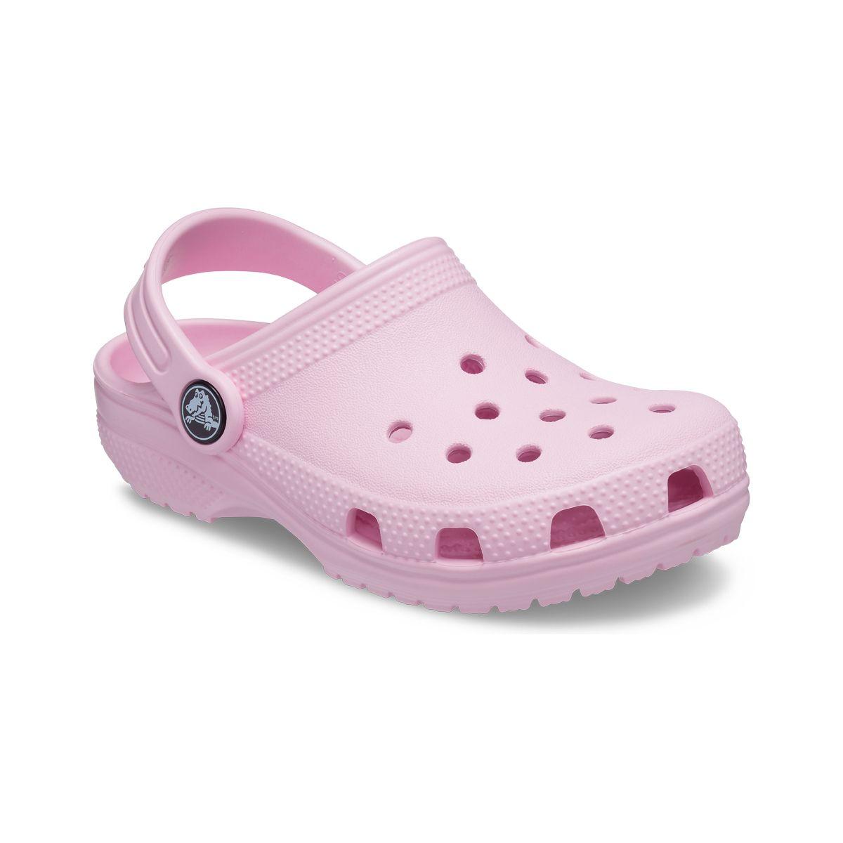 Zueco Crocs Classic Niños TD Ballerin Pink-0