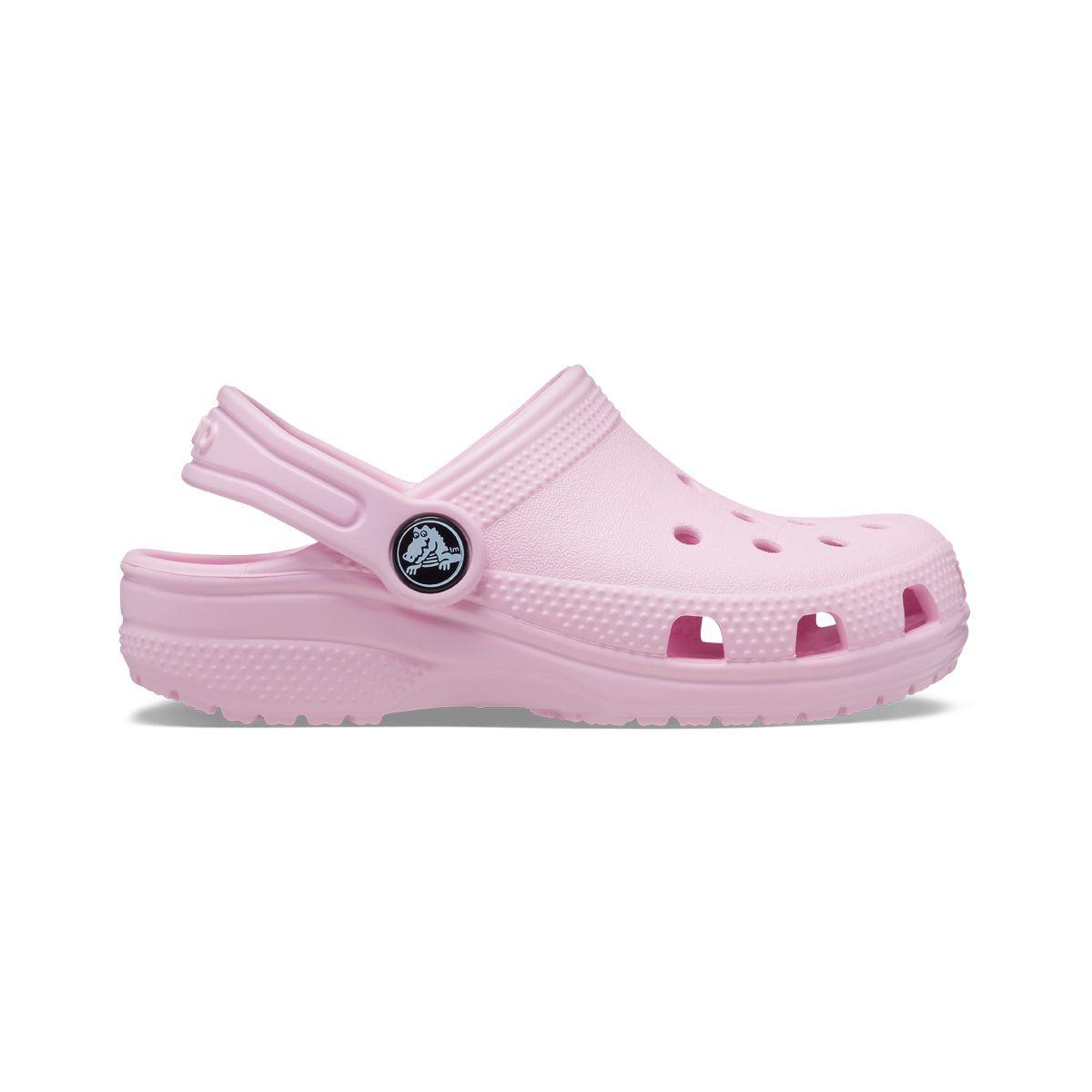 Zueco Crocs Classic Niños TD Ballerin Pink-1