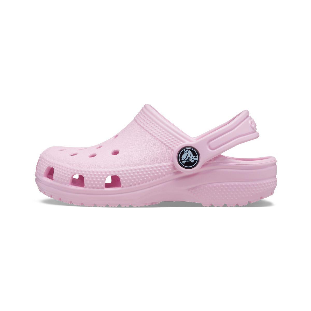 Zueco Crocs Classic Niños TD Ballerin Pink-2