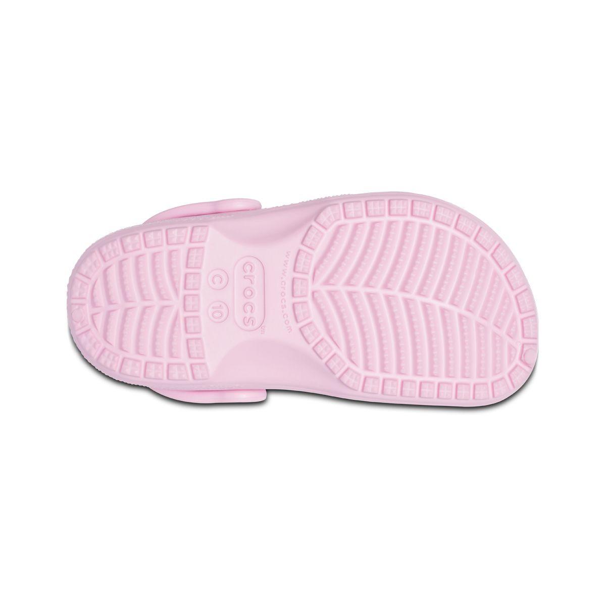 Zueco Crocs Classic Niños TD Ballerin Pink-3