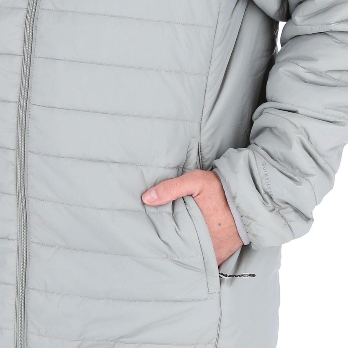 Parka Quiksilver Hombre Everyday Gris Claro-3