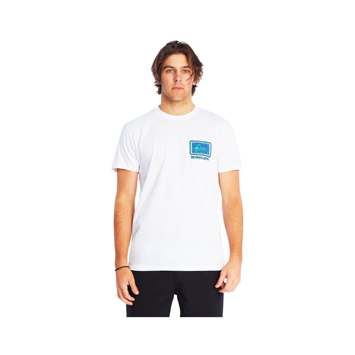 Polera Quiksilver Radical Roots Hombre White-0