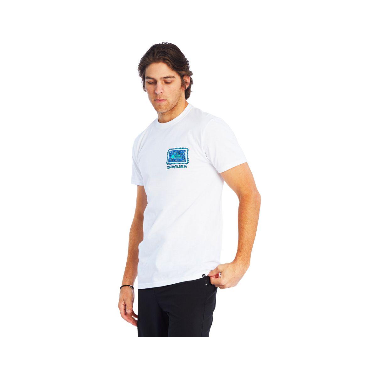 Polera Quiksilver Radical Roots Hombre White-1