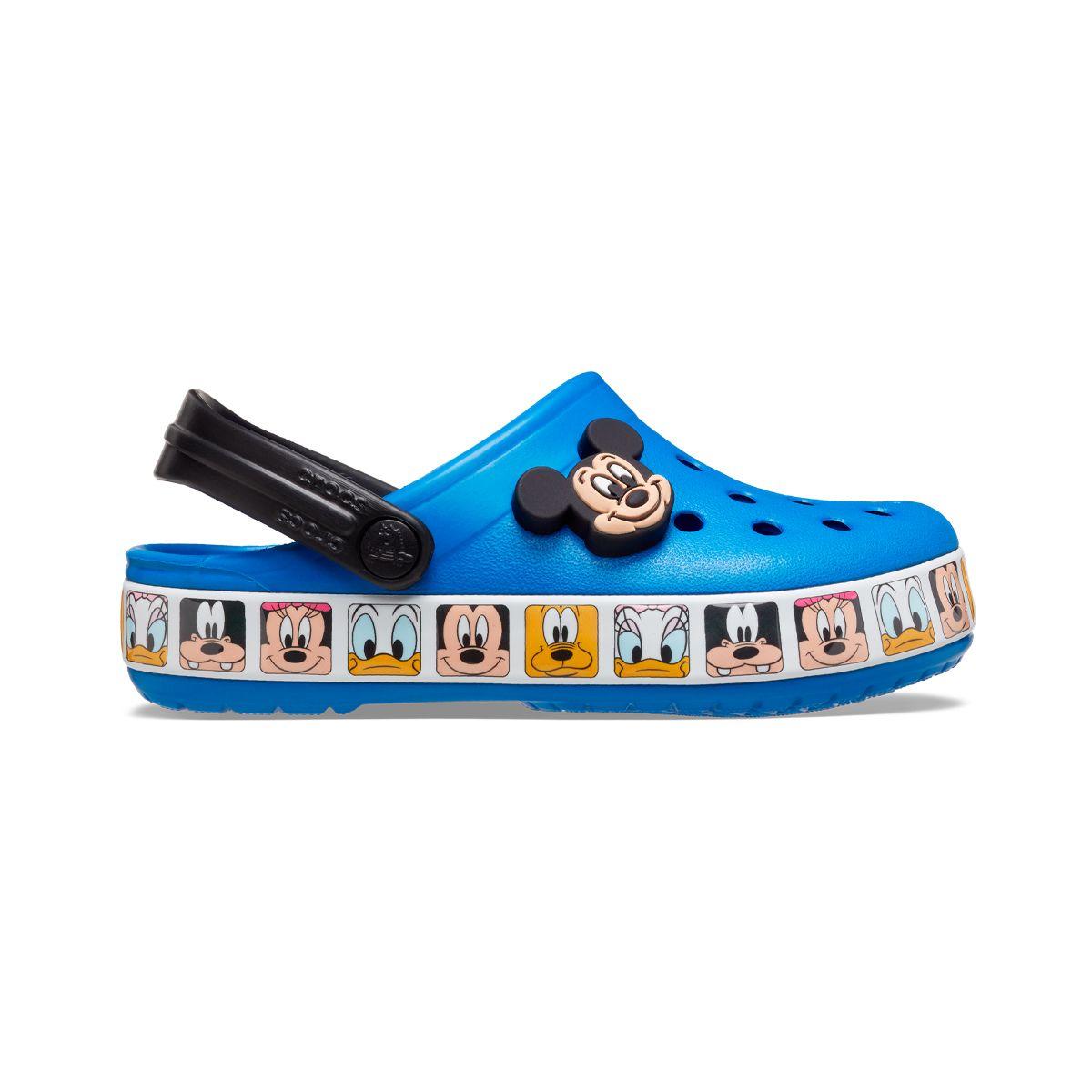 Zueco Crocs Fun Lab Mickey Mouse Band Niños TD Bright Cobalt-1