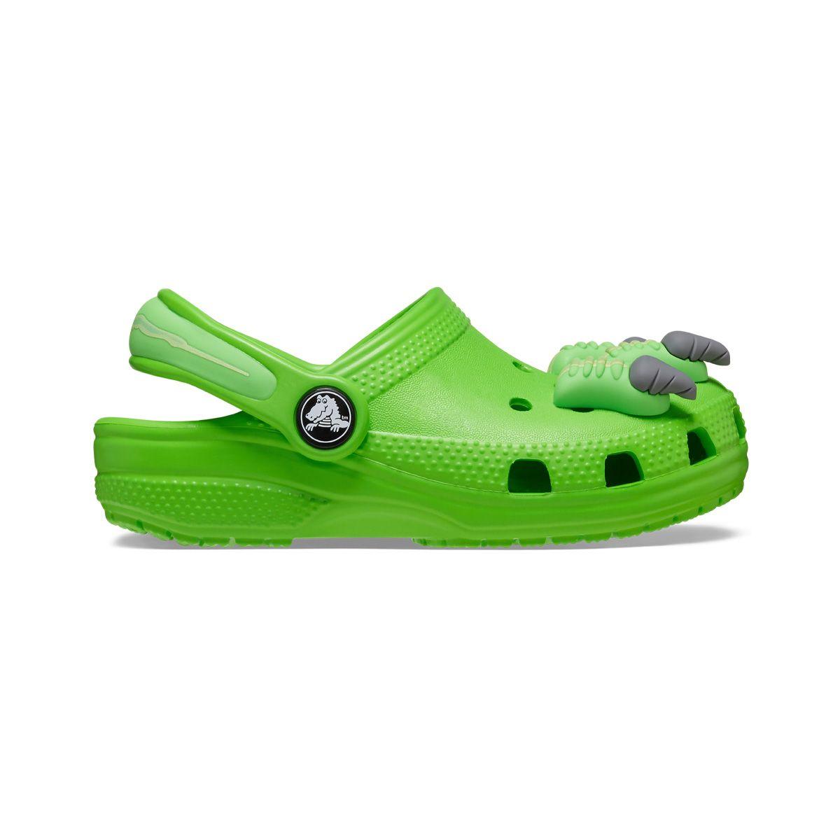 Zueco Crocs Classic Dinosaur Niños TD Green-1
