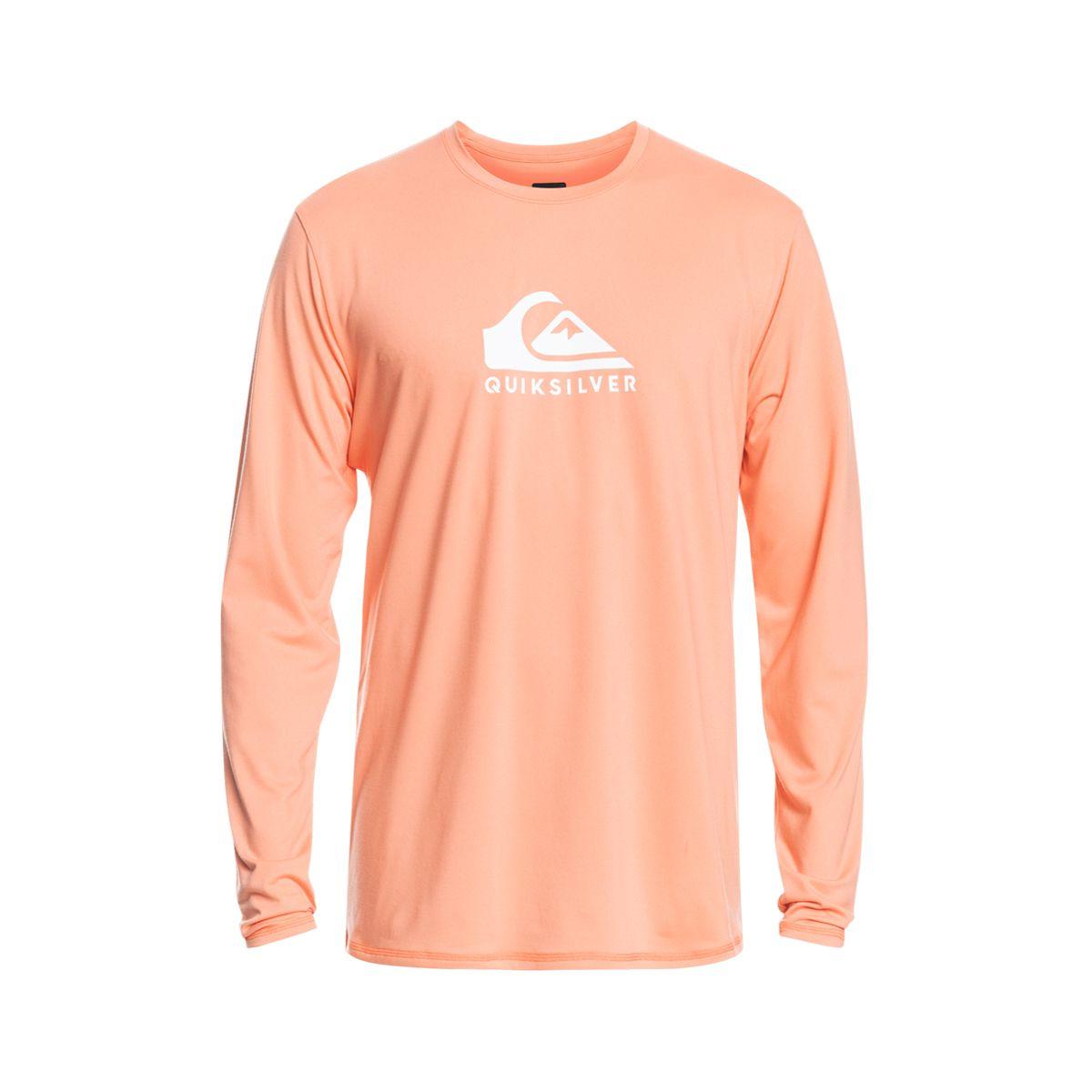 Rashguard Quiksilver Solid Streak Hombre Peach Pink-0