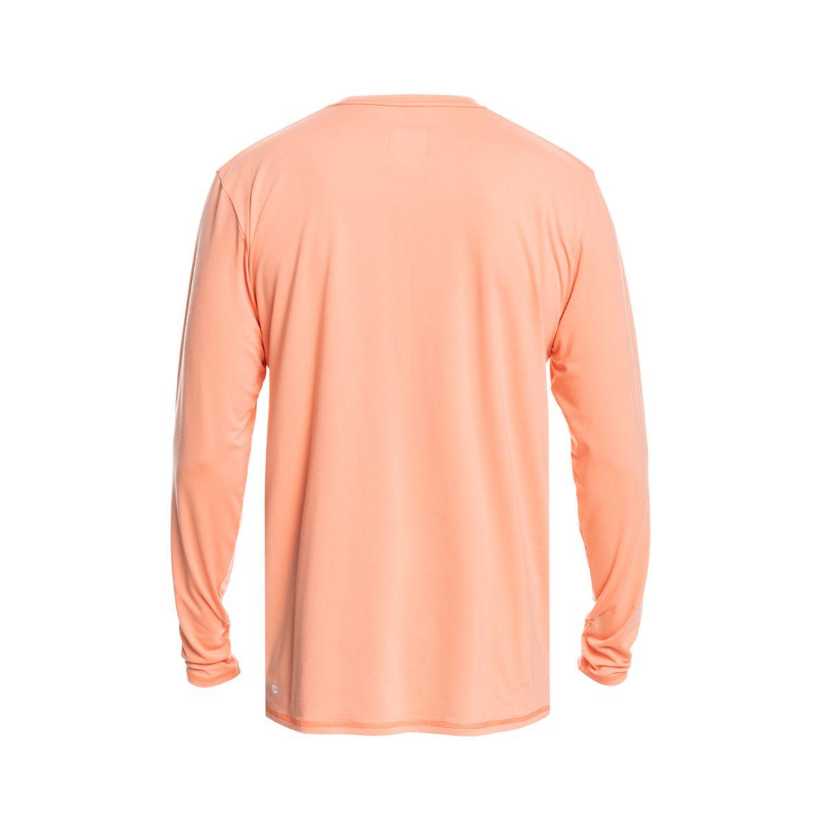 Rashguard Quiksilver Solid Streak Hombre Peach Pink-1