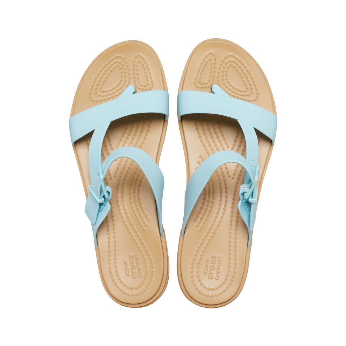 Sandalia Crocs Tulum Mujer Pure Water-5