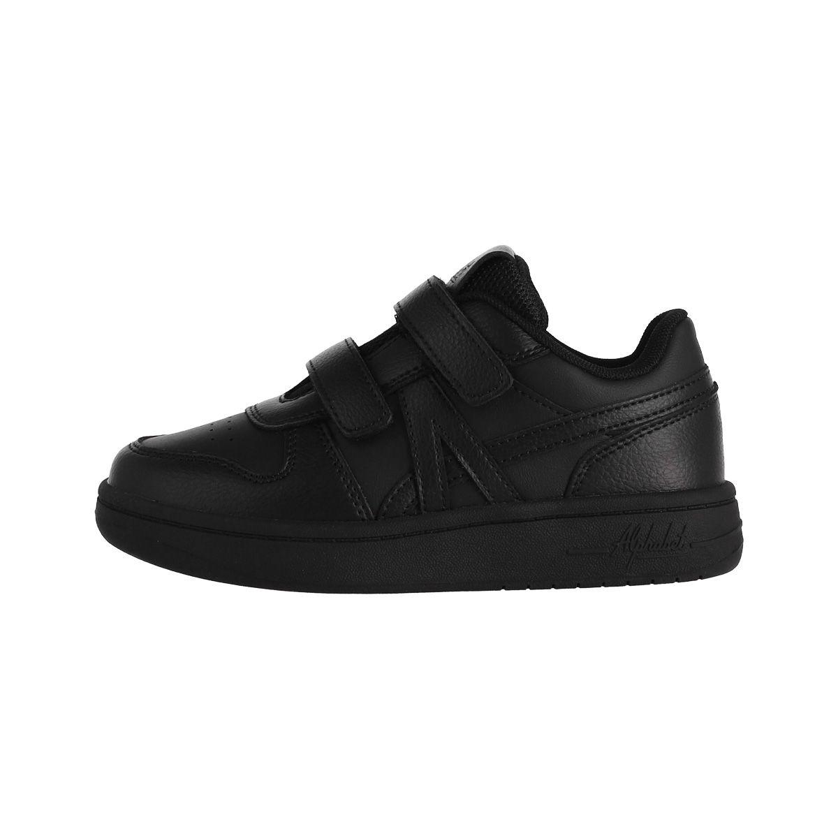 Zapatillas Urbanas  Niños Alphabet Tretform Tape Negras-1