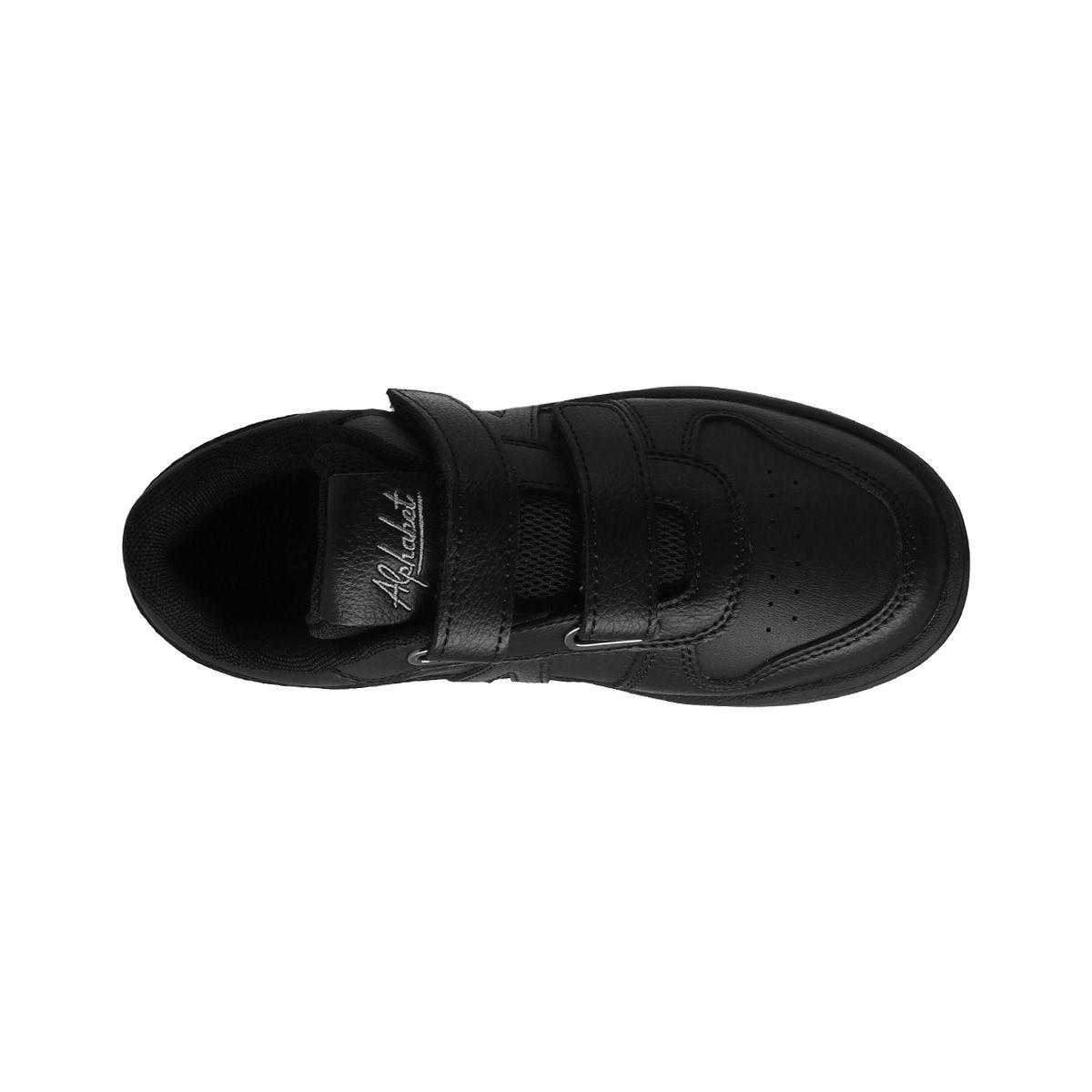 Zapatillas Urbanas  Niños Alphabet Tretform Tape Negras-4