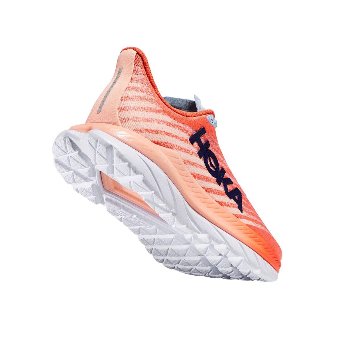 Zapatillas Mujer Running Hoka Mach 5 Camellia/Peach Parfait-3