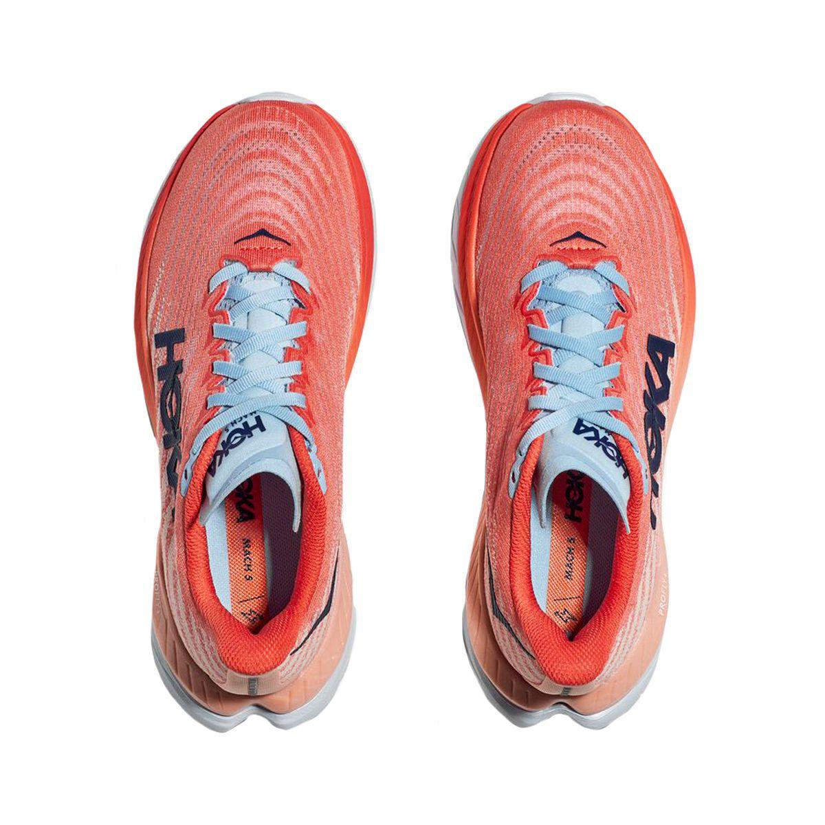 Zapatillas Mujer Running Hoka Mach 5 Camellia/Peach Parfait-4