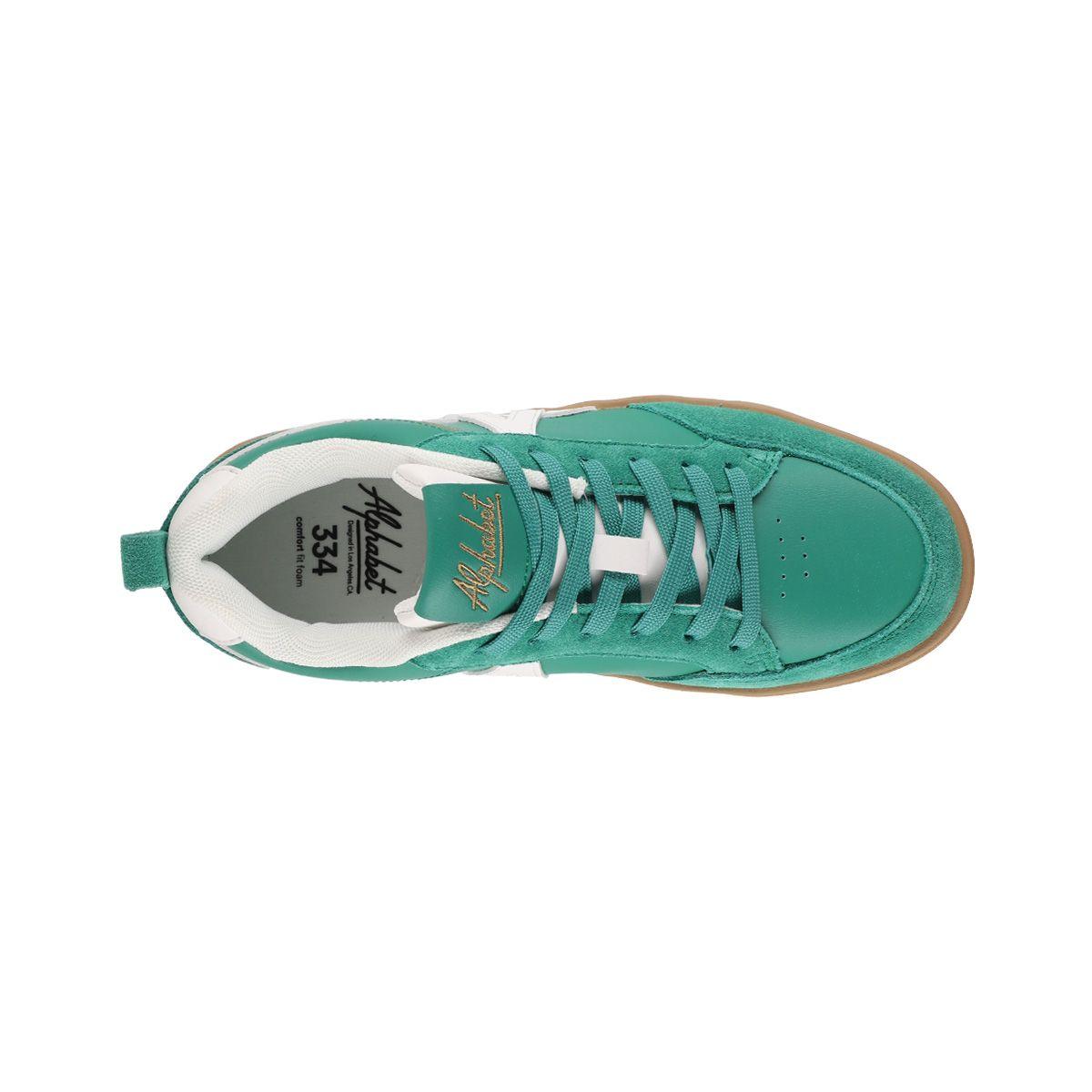 Zapatillas Mujer Cloud Walk Platform 334 Alphabet Verdes-4