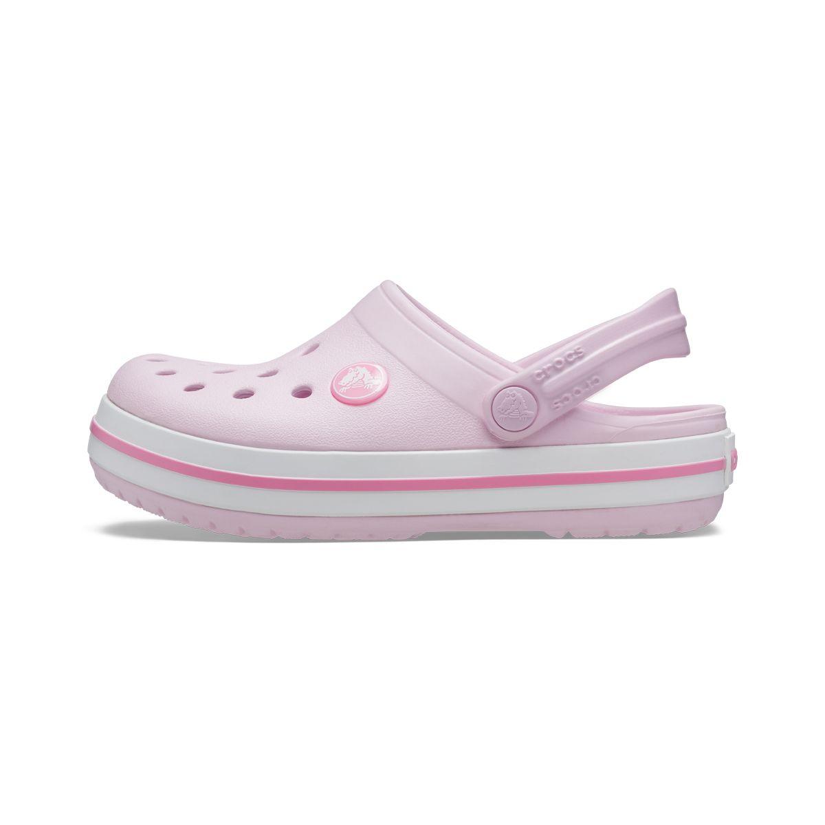 Zueco Crocs Crocband Niños TD Pinks-2