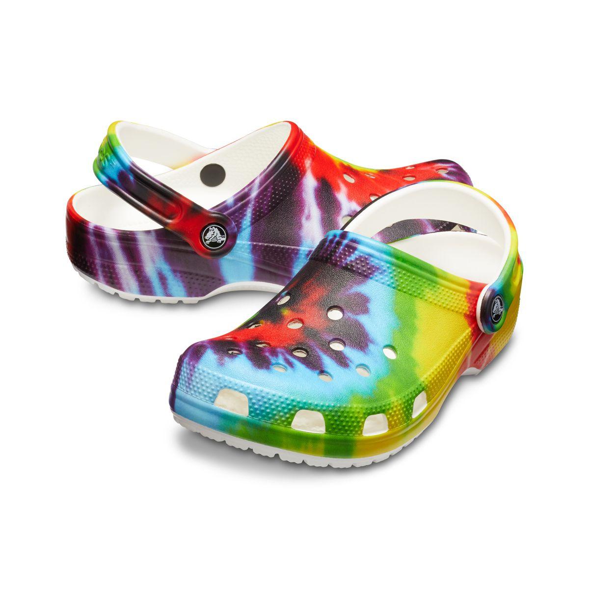 Zueco Crocs Classic Tie Dye Graphic Unisex Multi-6